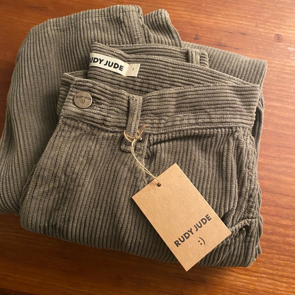 NWOT Rudy Jude corduroy utility pants
